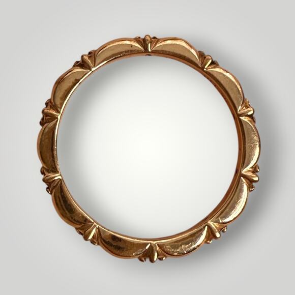 Pandora Flower Petals Band Ring 925 Ale Rose Retired 56 (7.5 ) - Picture 5 of 6